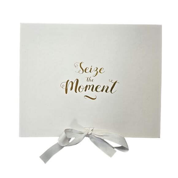 Seize The Moment JumpOff Jo Milestone Newborn Bodysuit Set Gold Glitter No Print - Picture 2 of 11